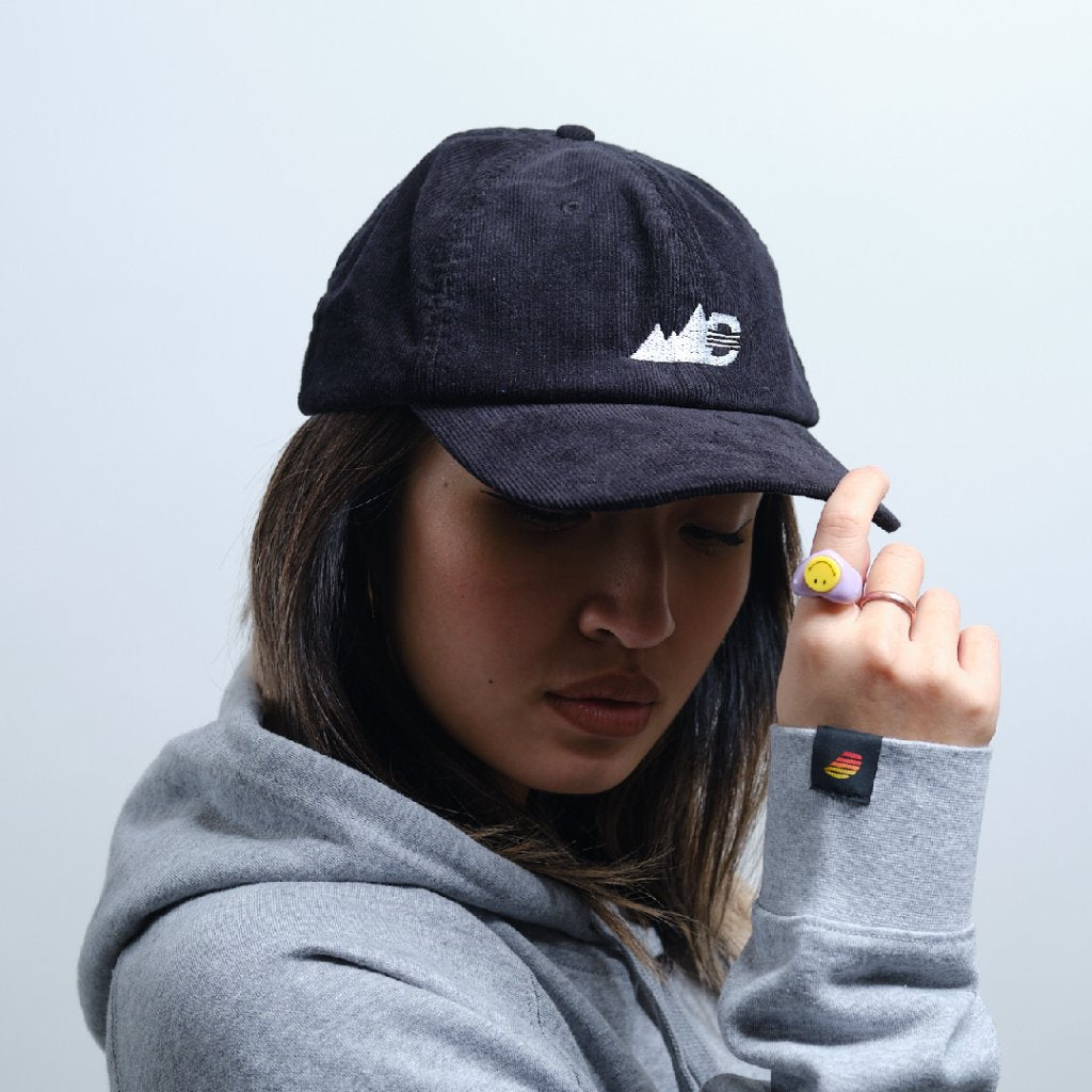 dad cap cord blk
