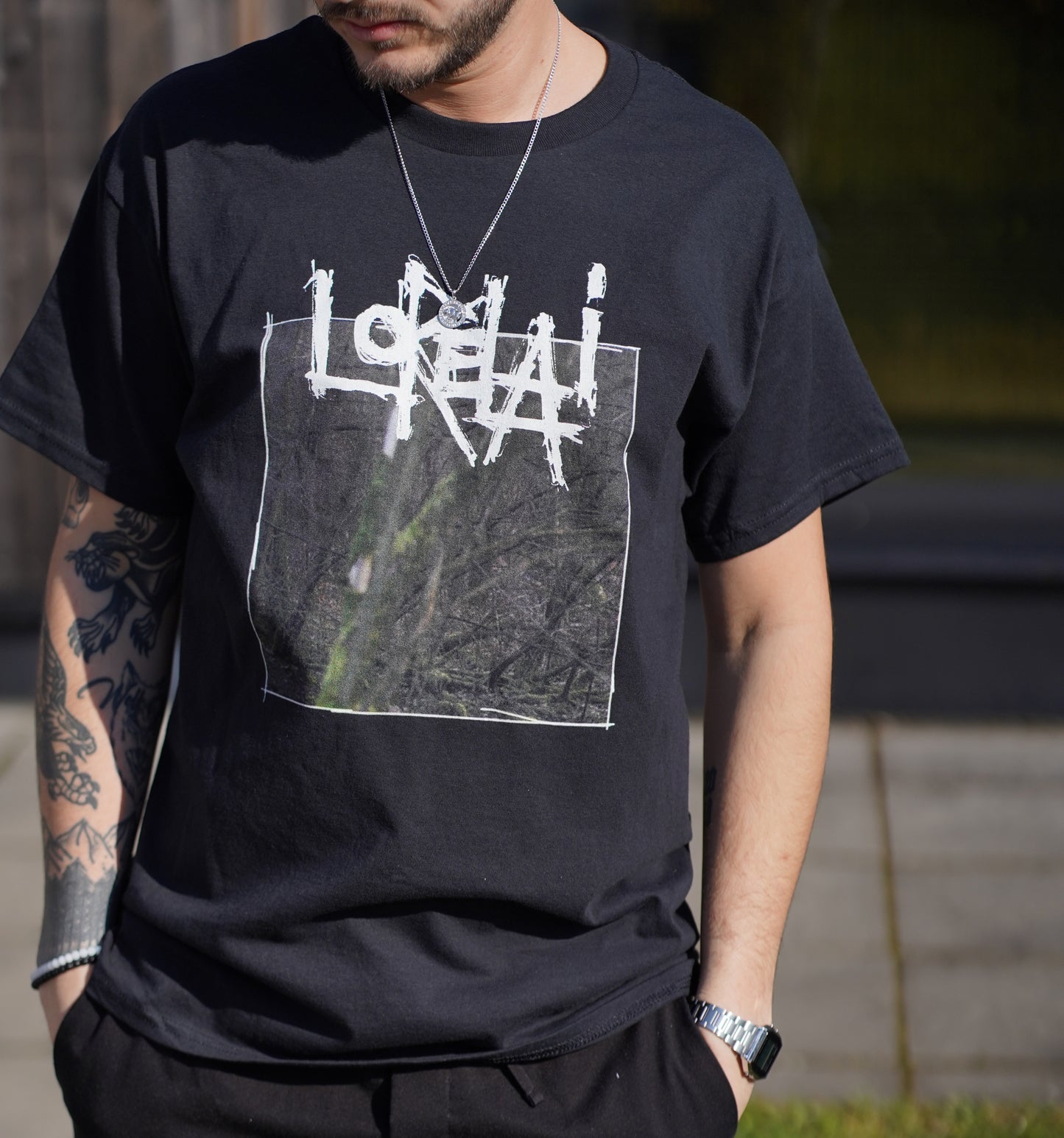 tee "FLOWER" blk