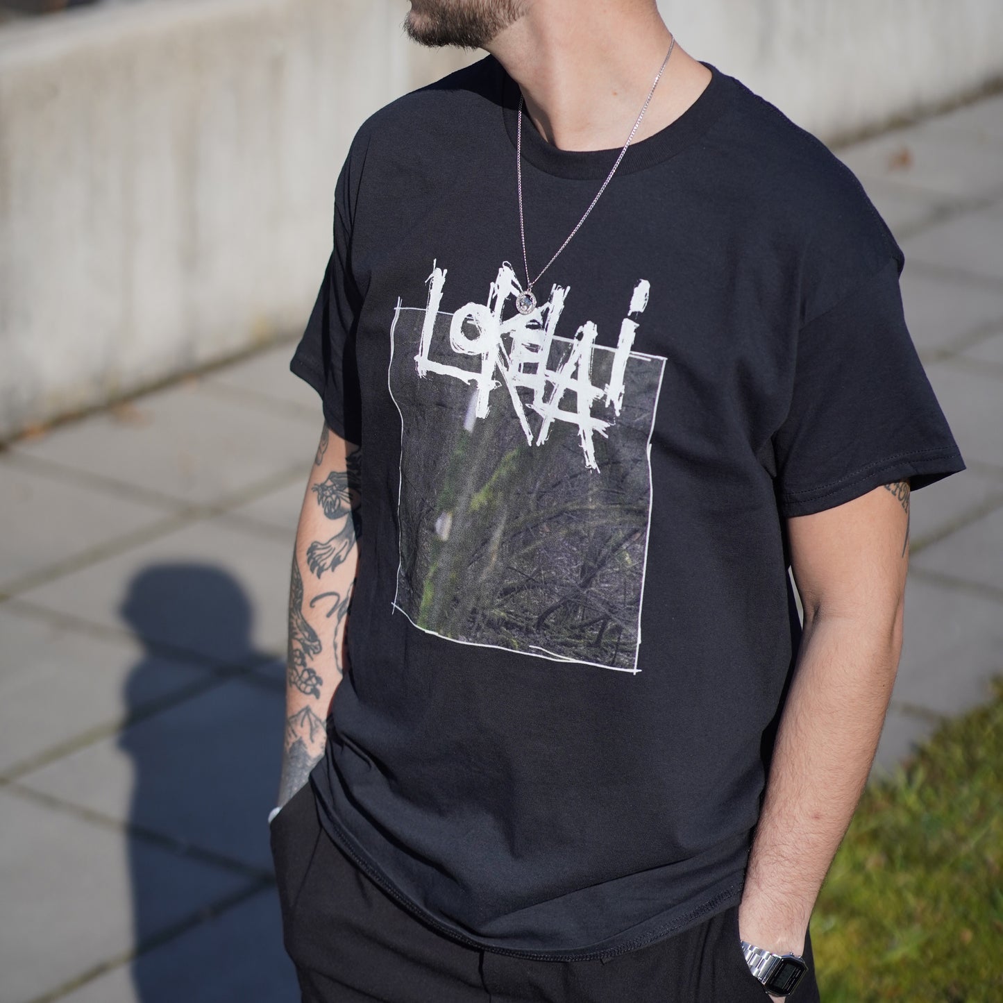 tee "FLOWER" blk