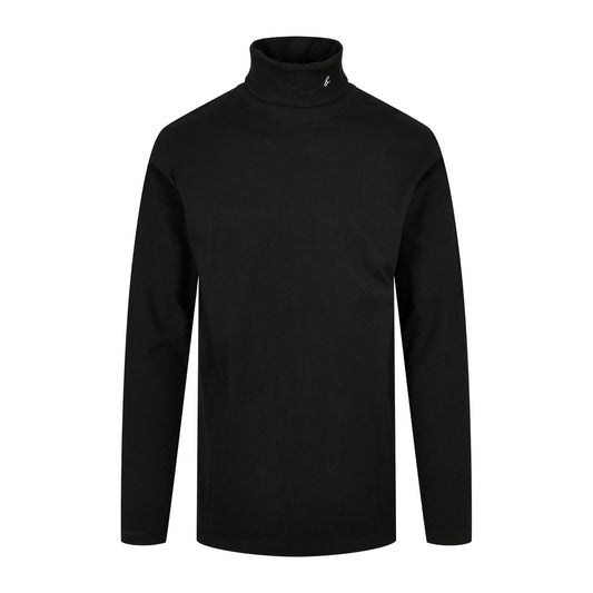 elegant neck longsleeve blk
