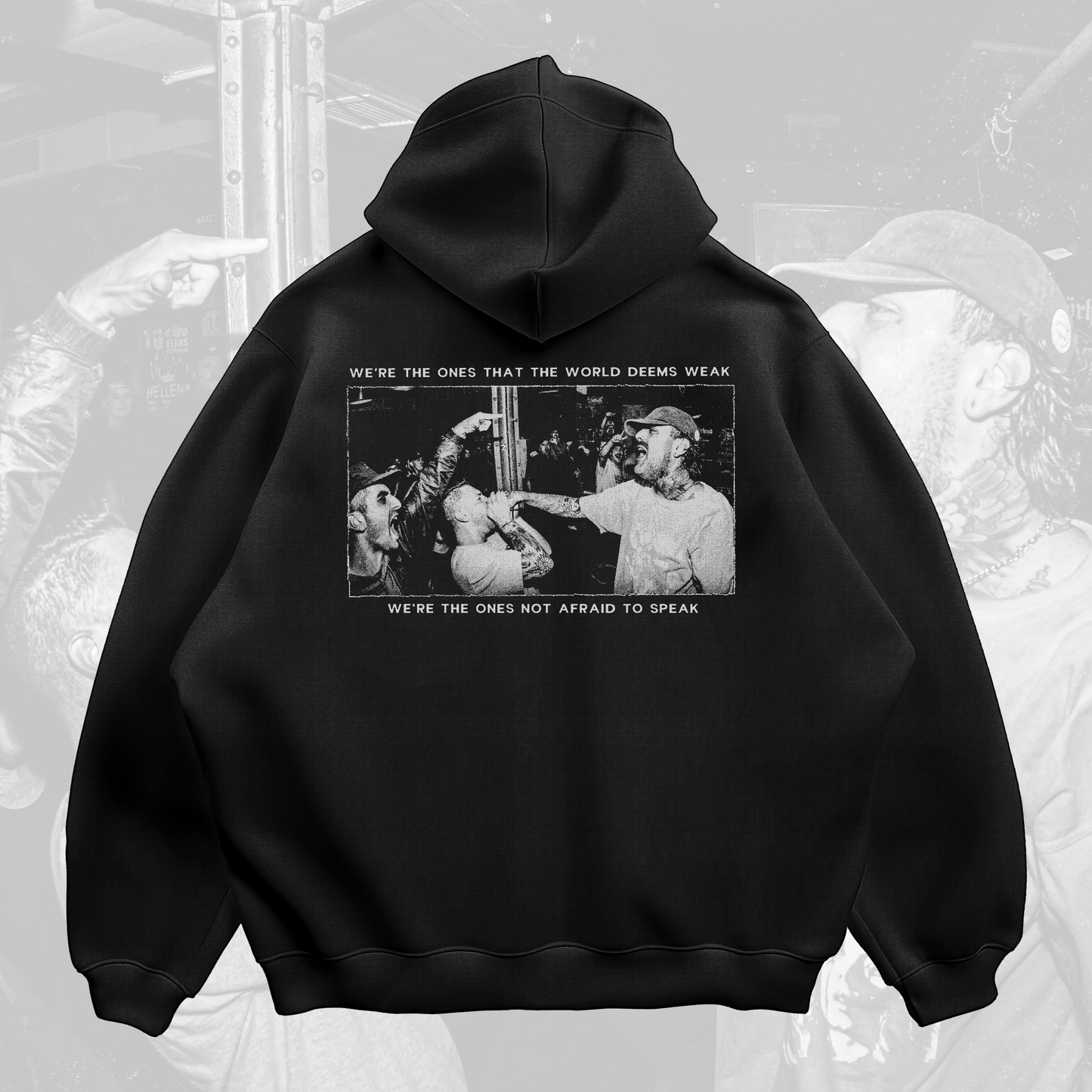 hoodie "VAIN CONCEIT" blk