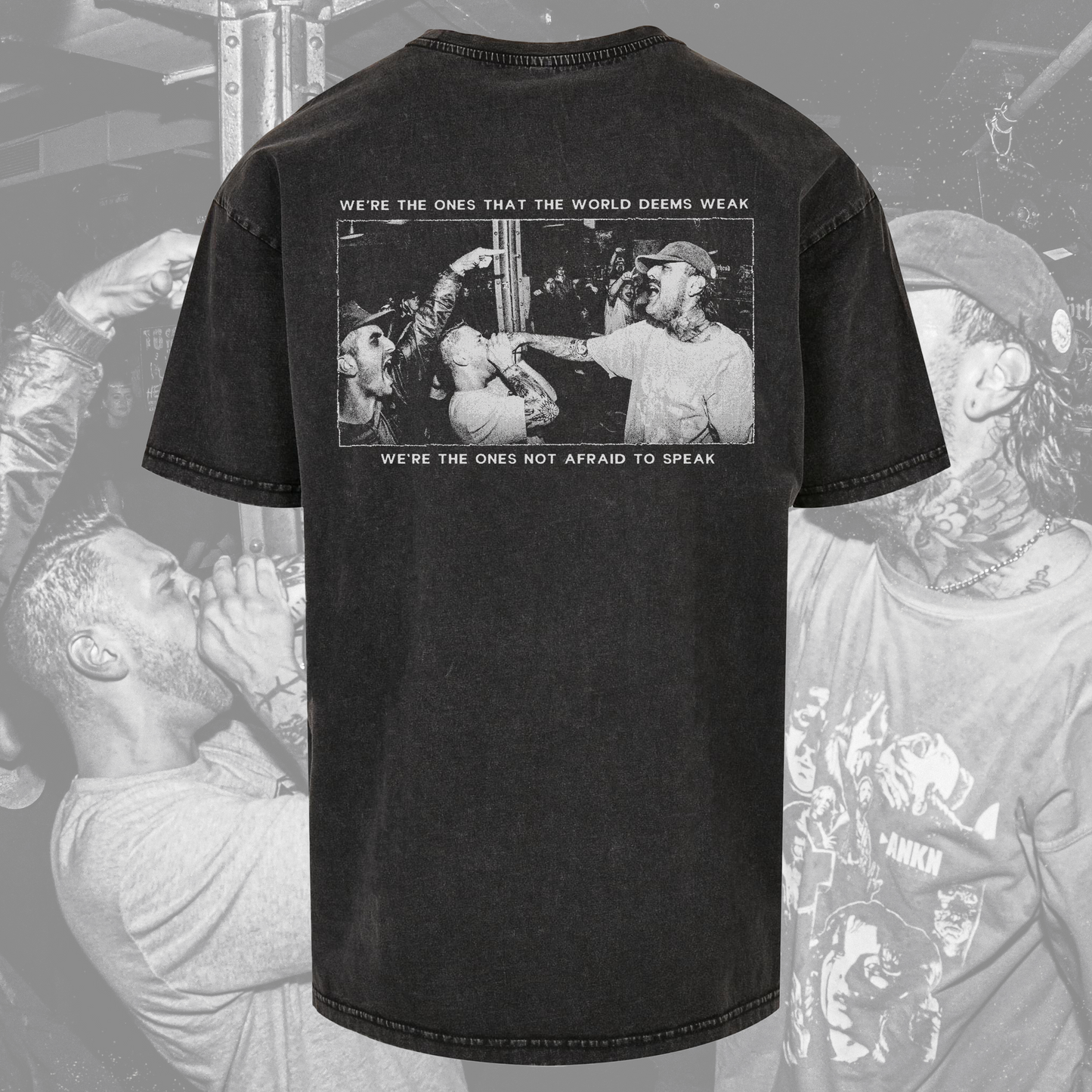 tee "VAIN CONCEIT" wshd blk